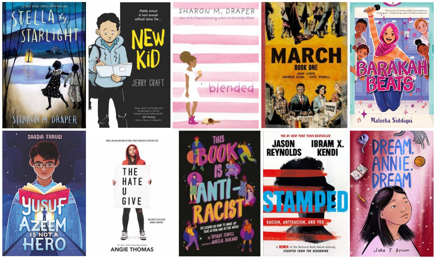 Updated Book Covers for Cultural Awareness and Diversity page